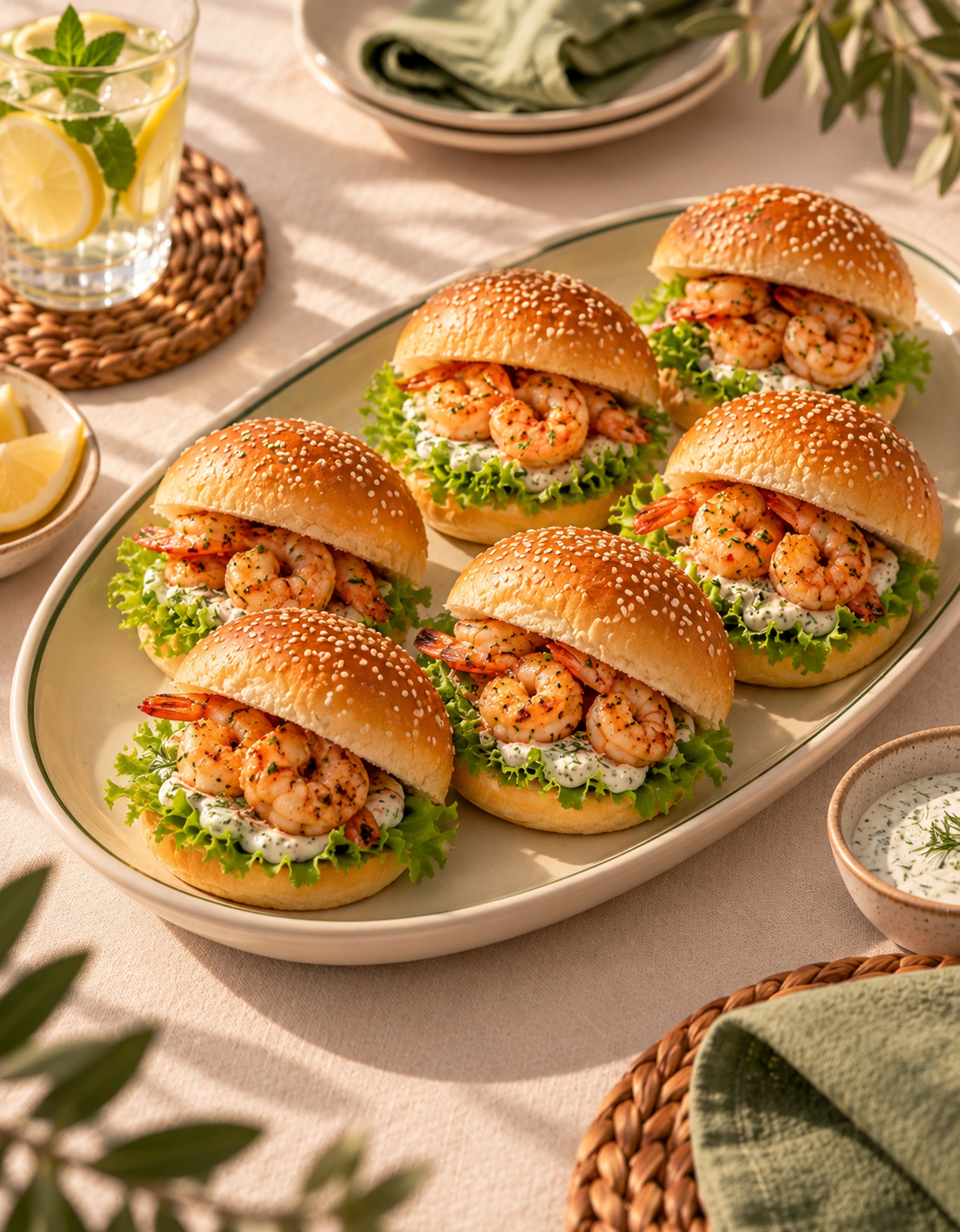 Grilled Shrimp Sandwich
