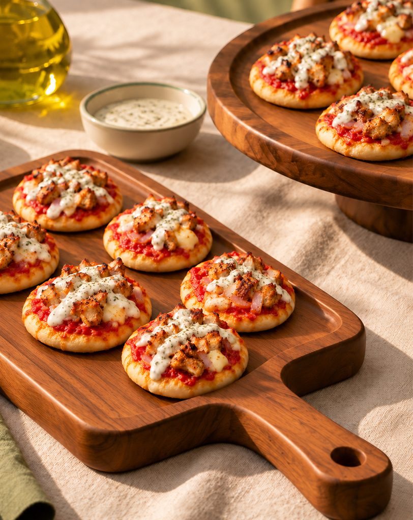 Chicken Ranch Mini Pizza